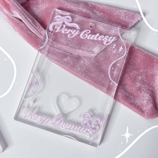 Demure/Cutesy Acrylic Photocard Holder