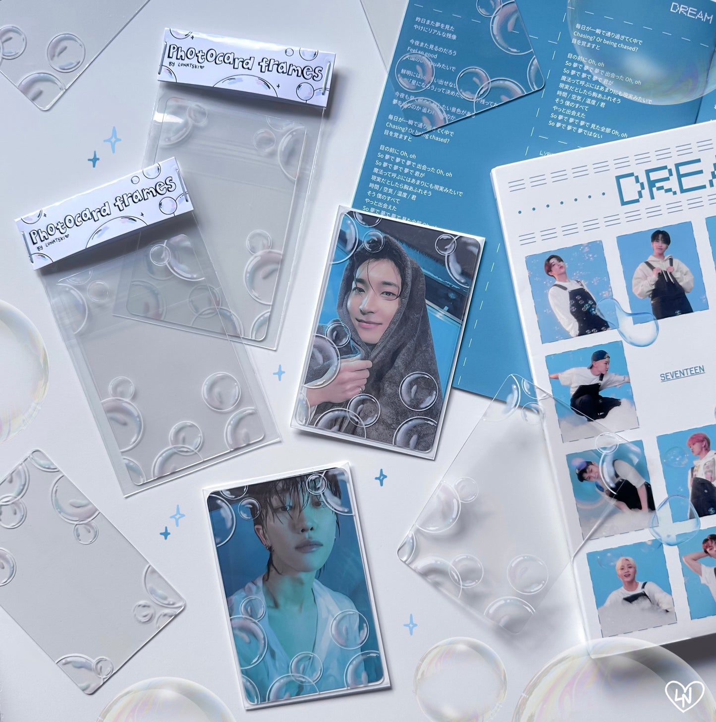 Photocard Frames - Bubbles