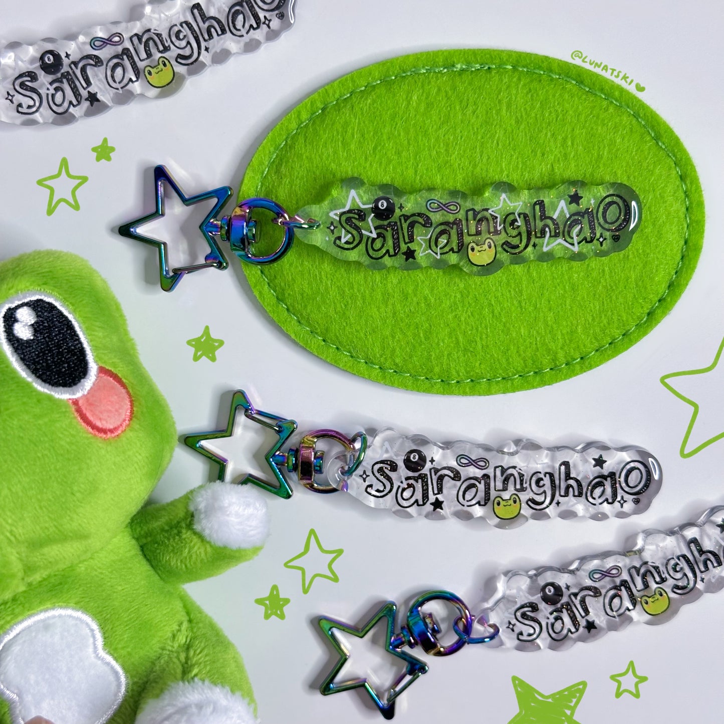SVT Minghao Goodies - Saranghao Keychain