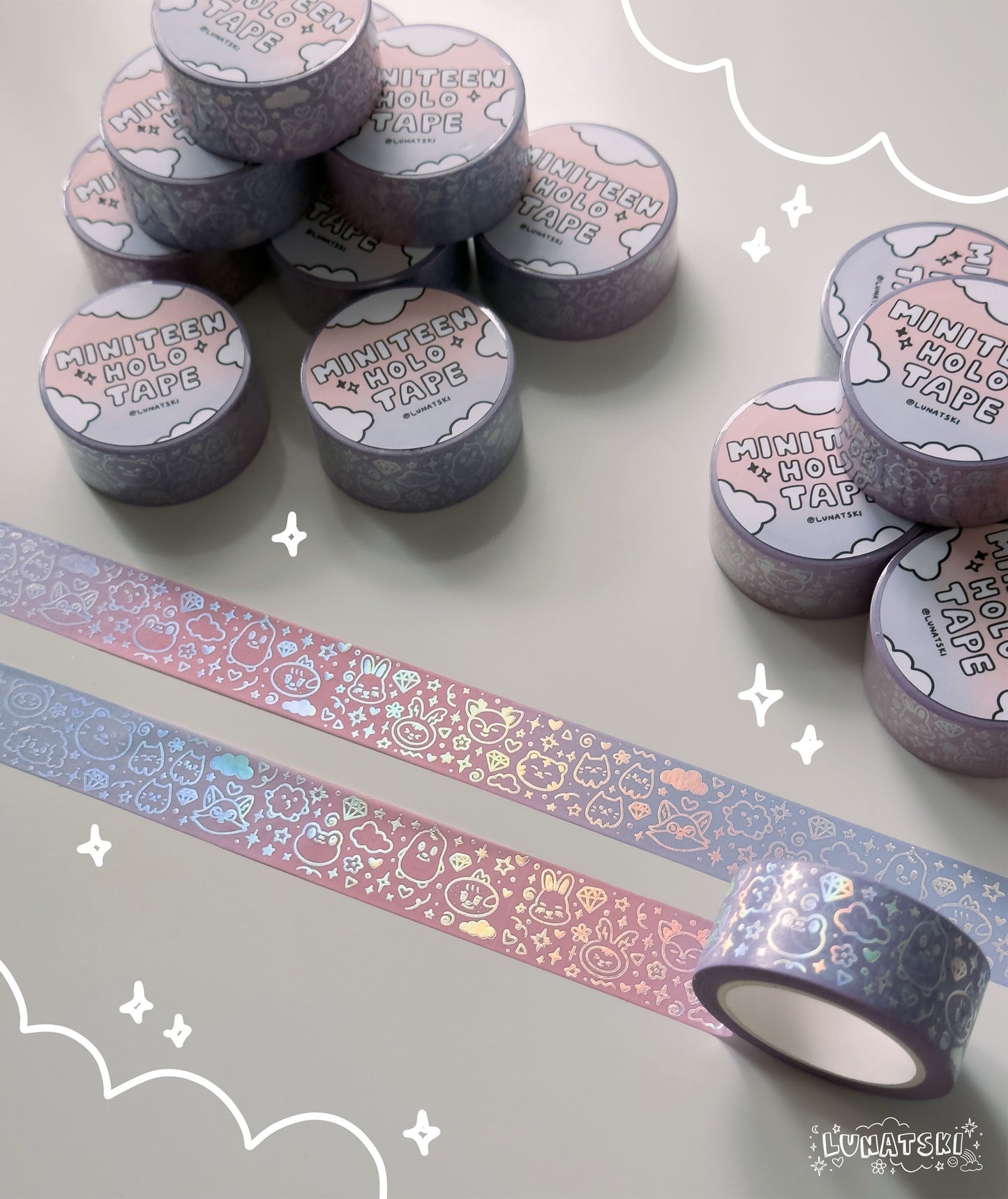 Miniteen Holographic Washi Tape