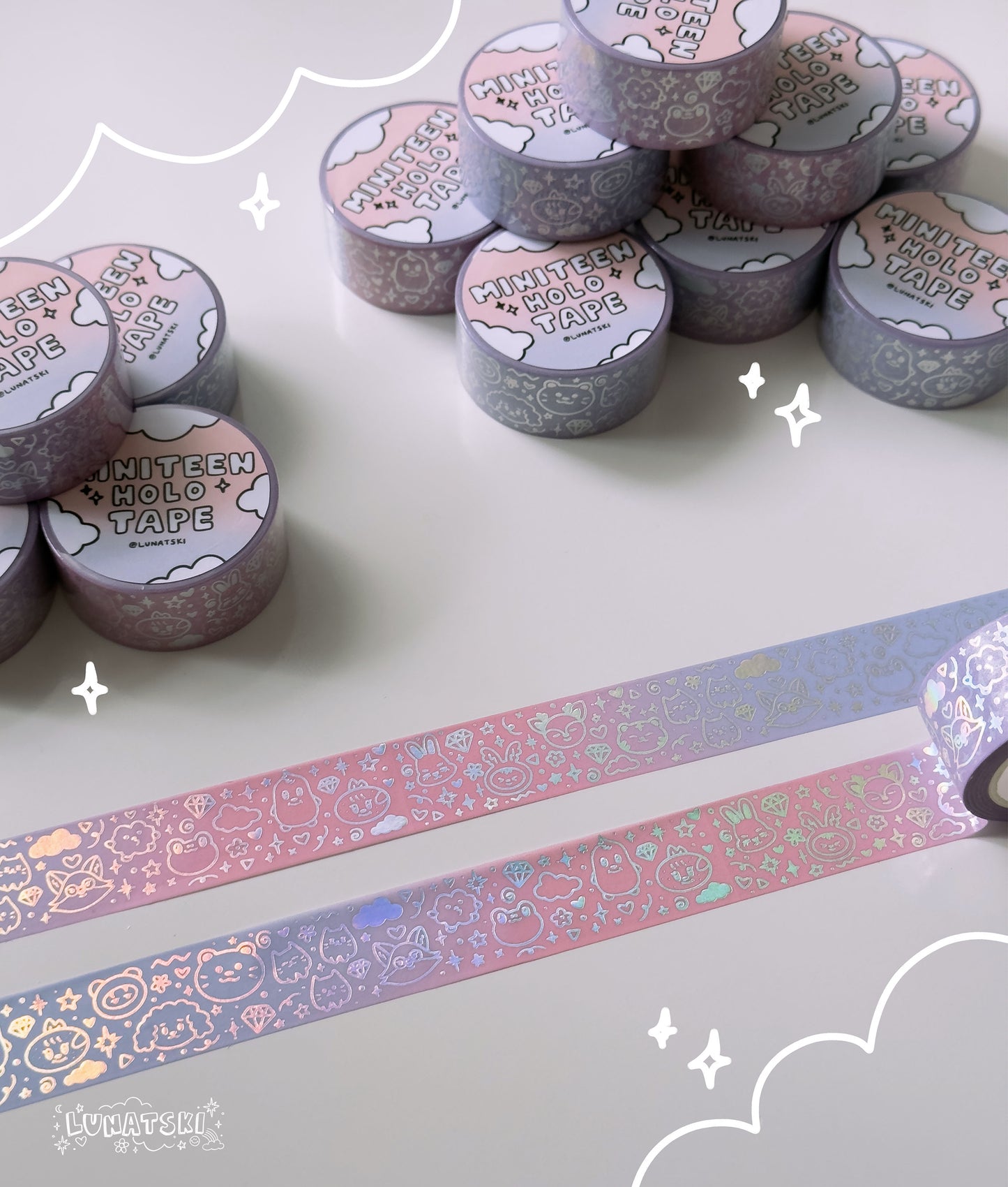 Miniteen Holographic Washi Tape