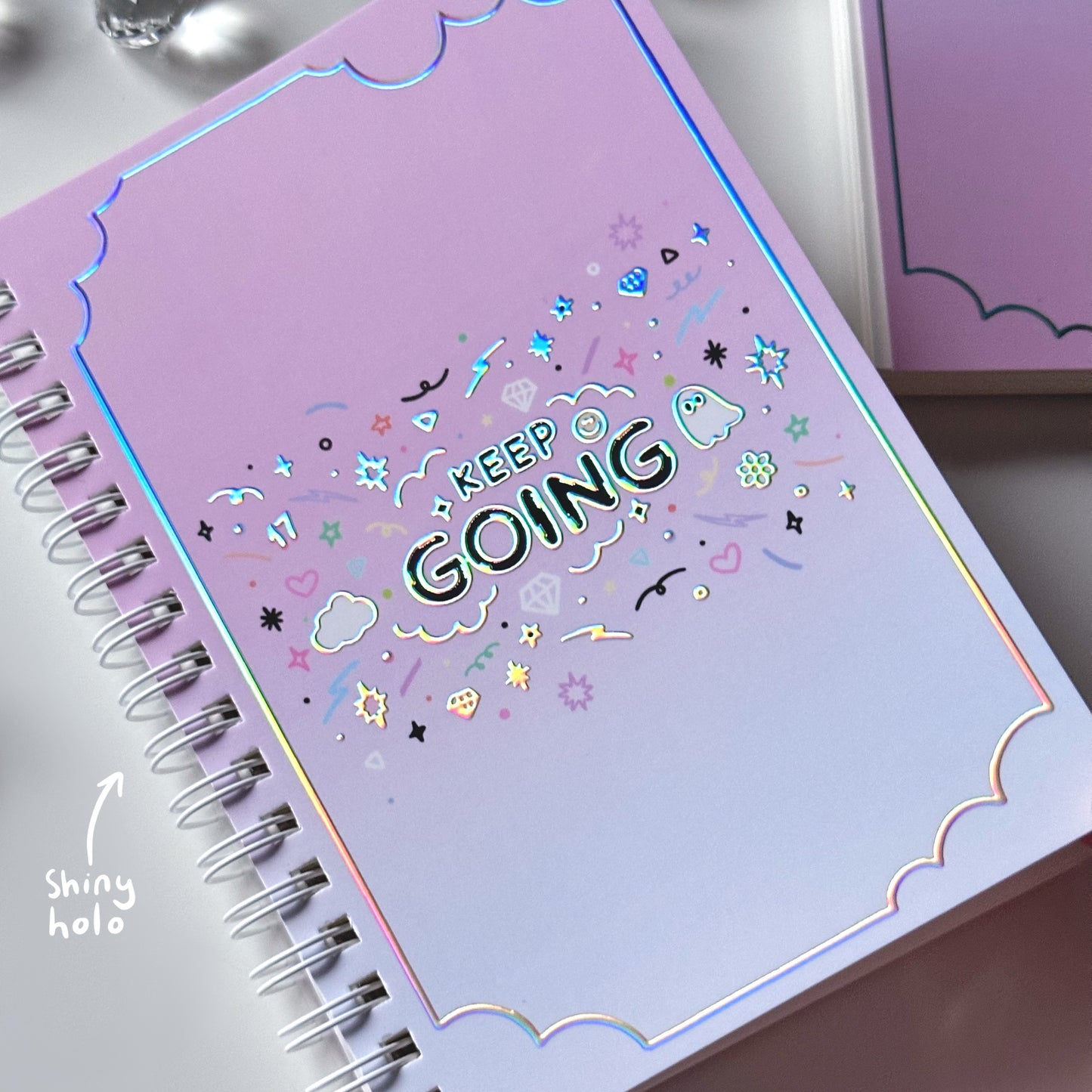 Seventeen “Keep Going” Holographic Notebook