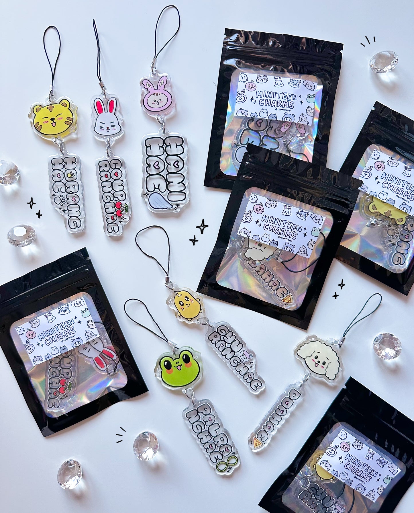 Miniteen Acrylic Charms