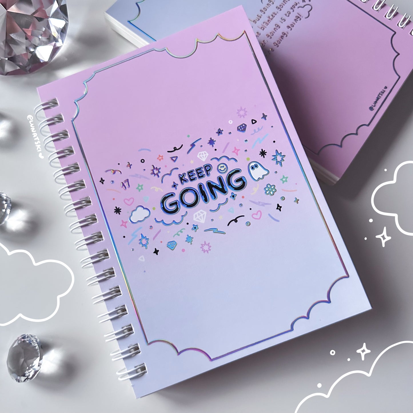 Seventeen “Keep Going” Holographic Notebook