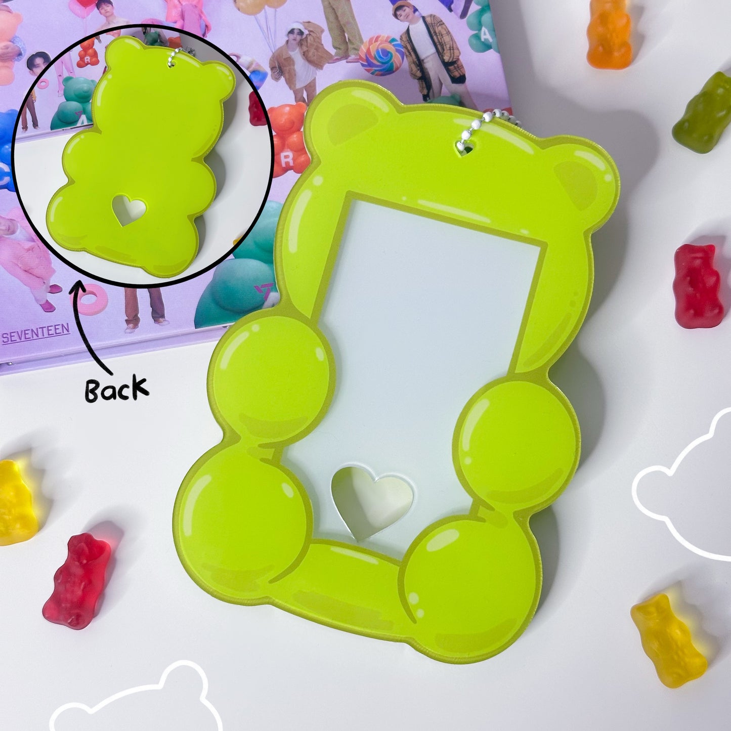 Gummy Bears Acrylic Photocard Holder