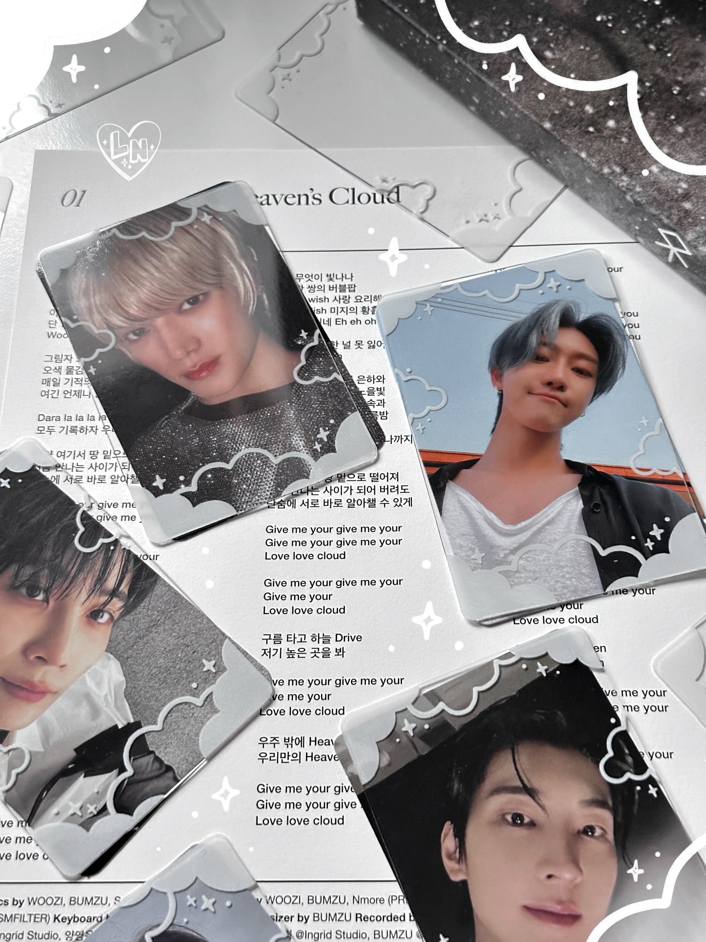 Photocard Frames - Clouds