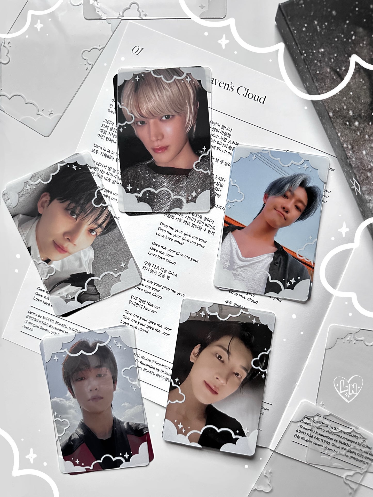 Photocard Frames - Clouds