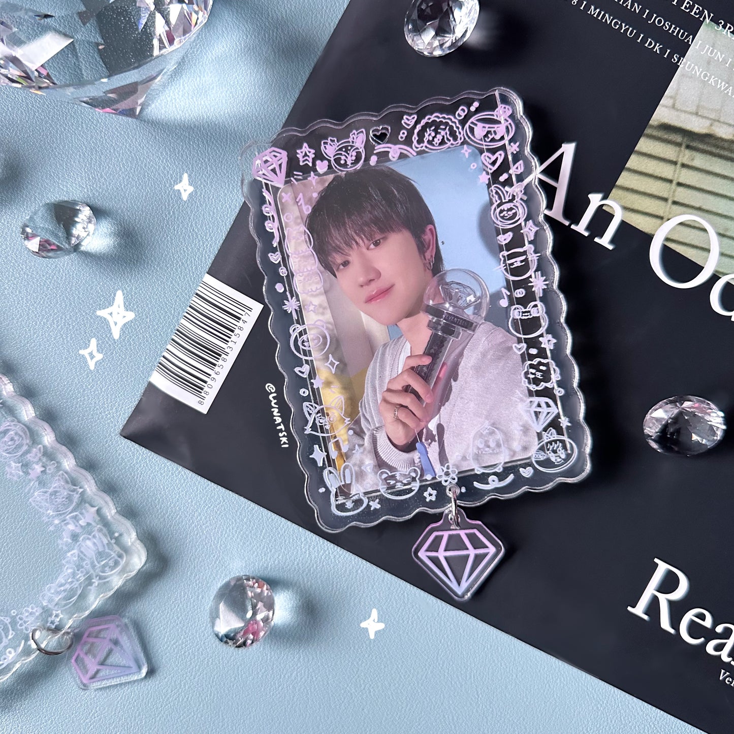 Seventeen Miniteen Doodle Clear Photocard holder