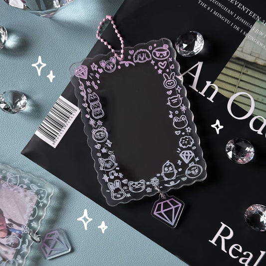 Seventeen Miniteen Doodle Clear Photocard holder