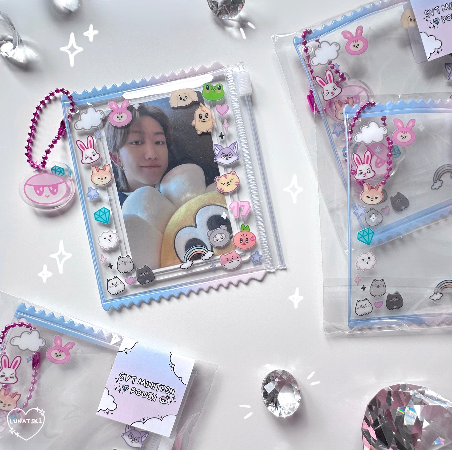 Miniteen PVC trinket/photocard pouch holder
