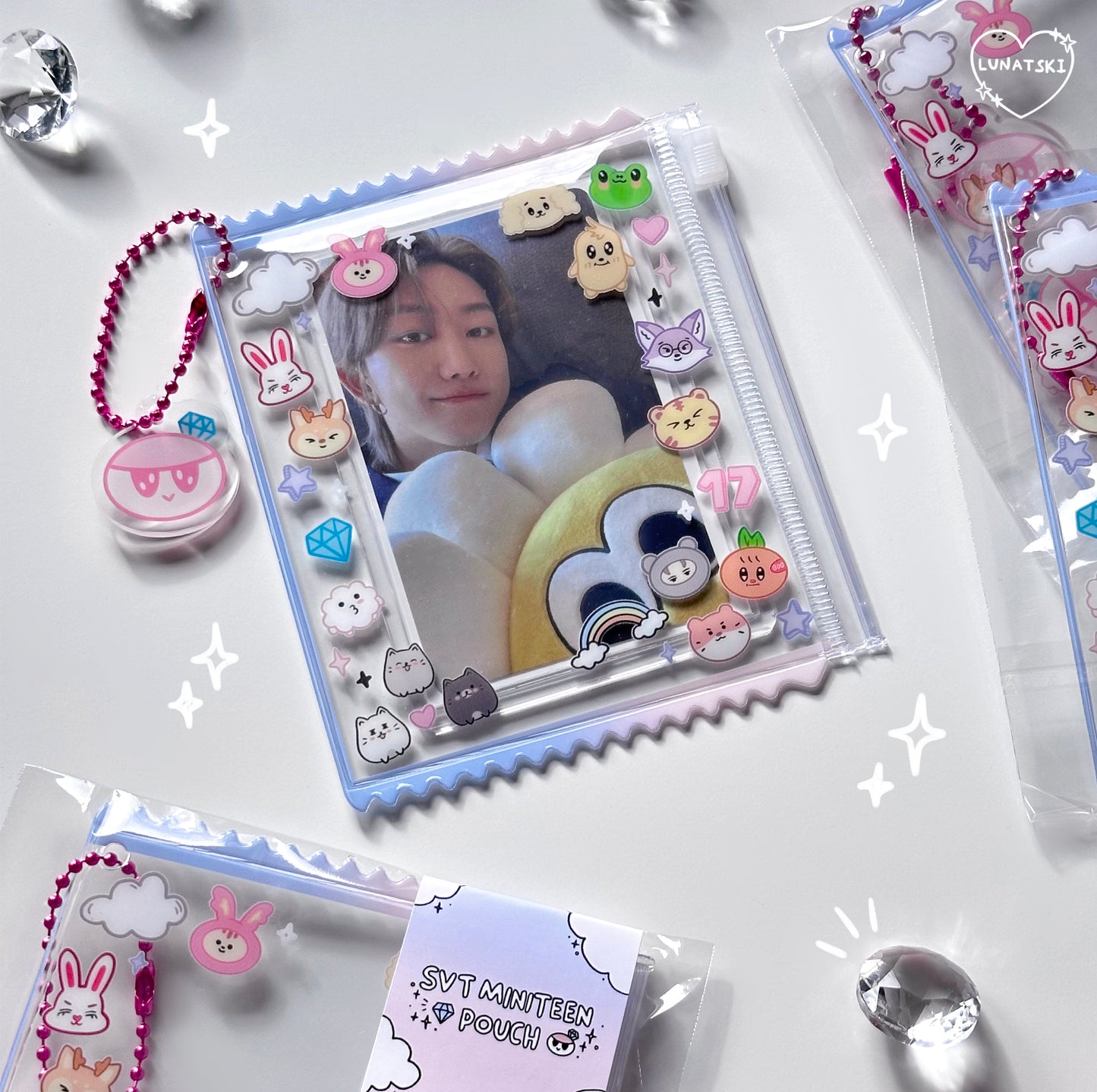 Miniteen PVC trinket/photocard pouch holder