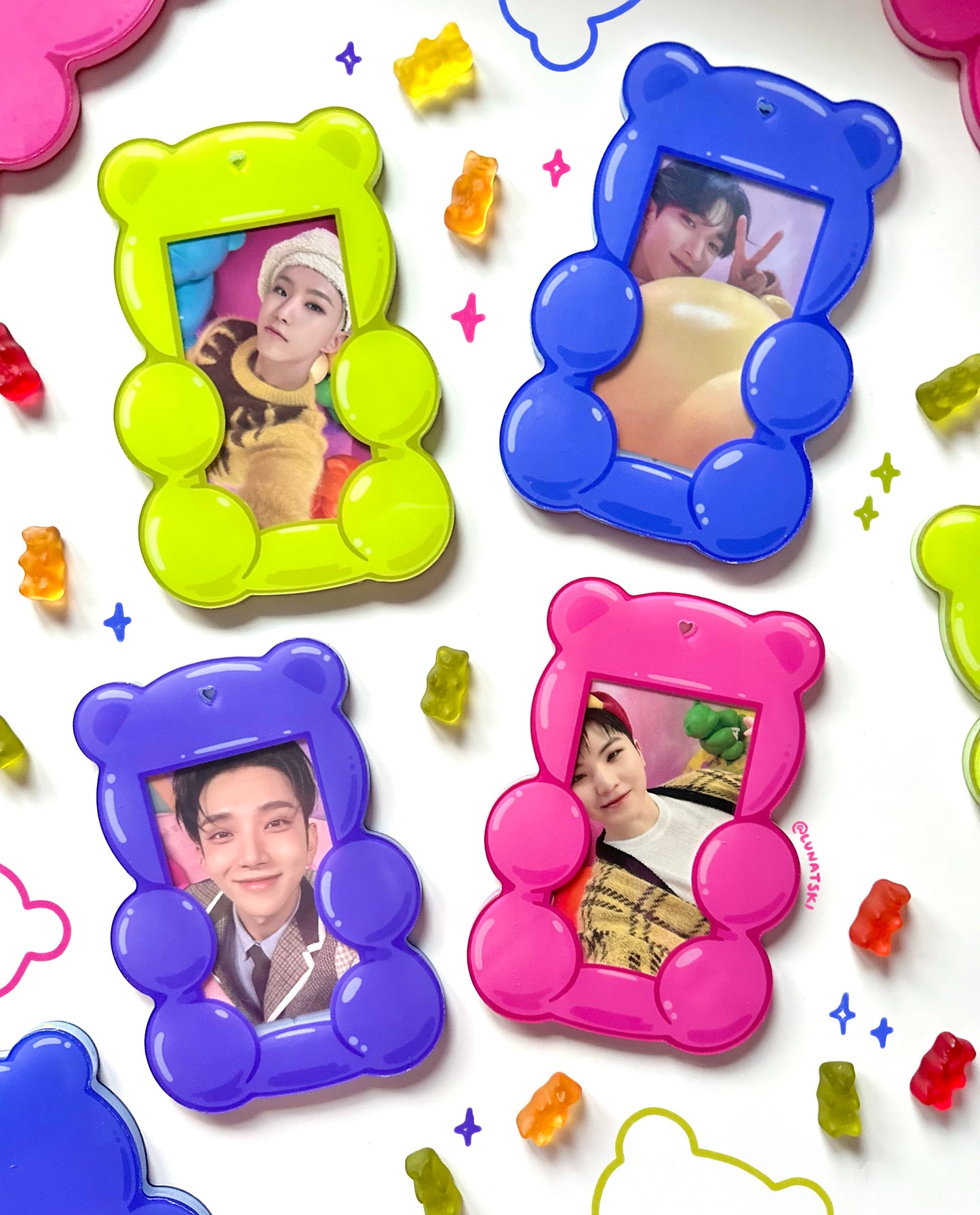 Gummy Bears Acrylic Photocard Holder