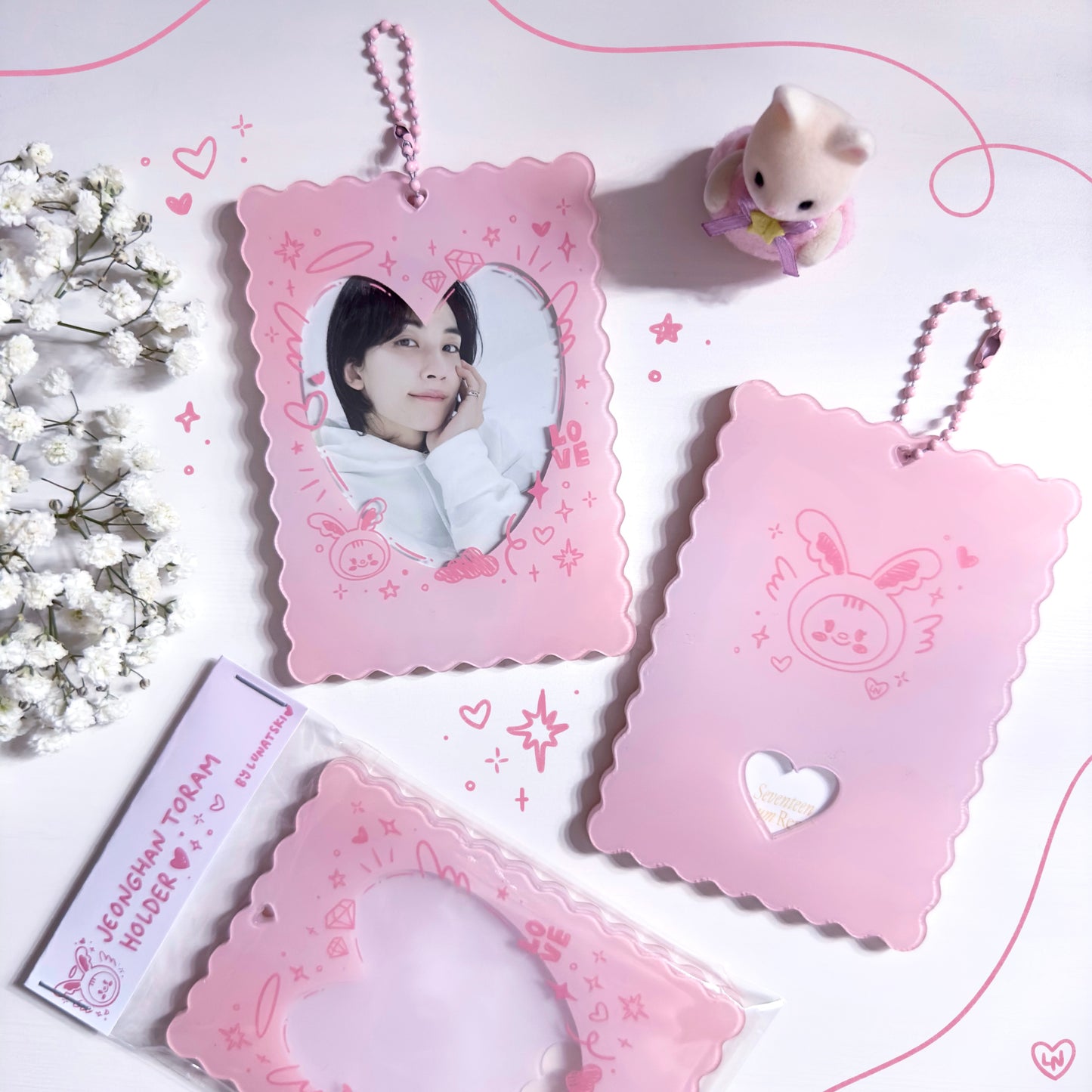 Jeonghan Doodle Photocard Holder