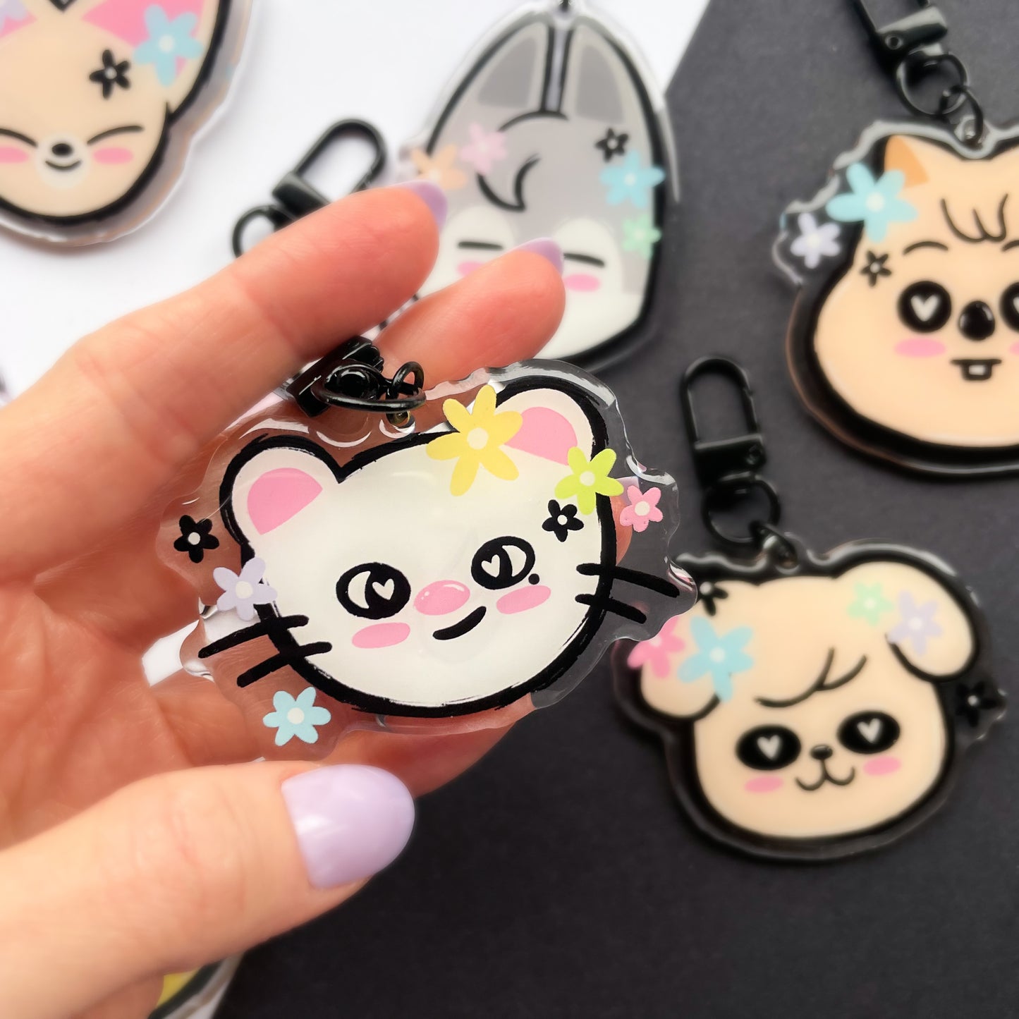 SKZOO Flower Babies Keychains
