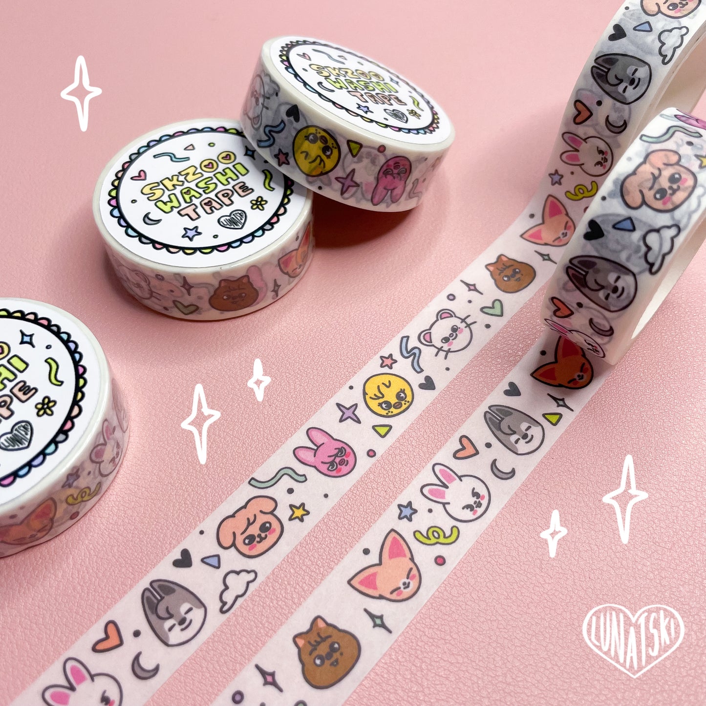 SKZ SKZOO Confetti Washi Tape