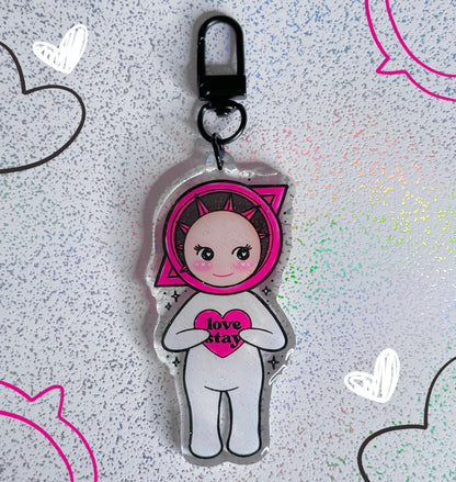 Angel babies fandom acrylic keychains