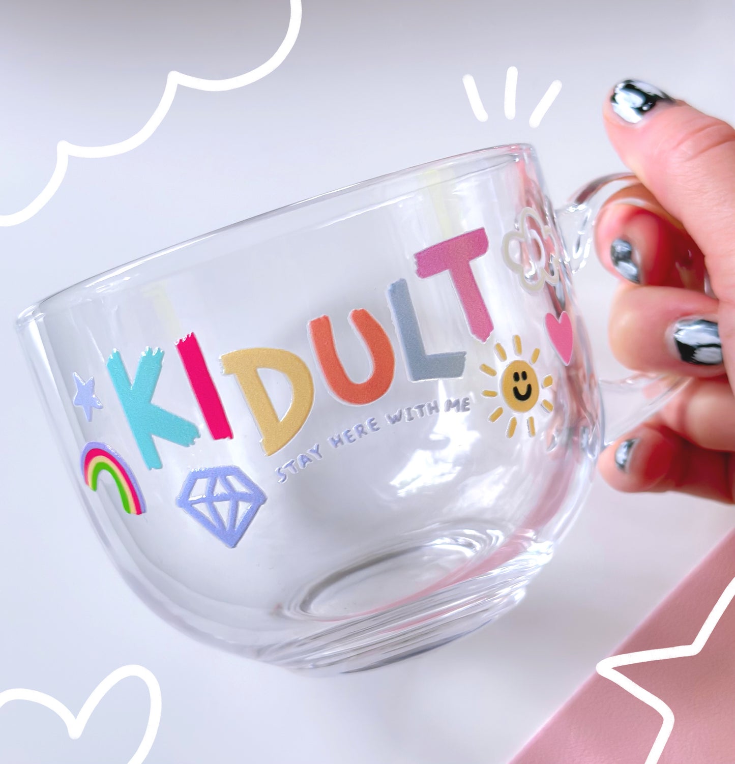 Seventeen Kidult Glass Cup