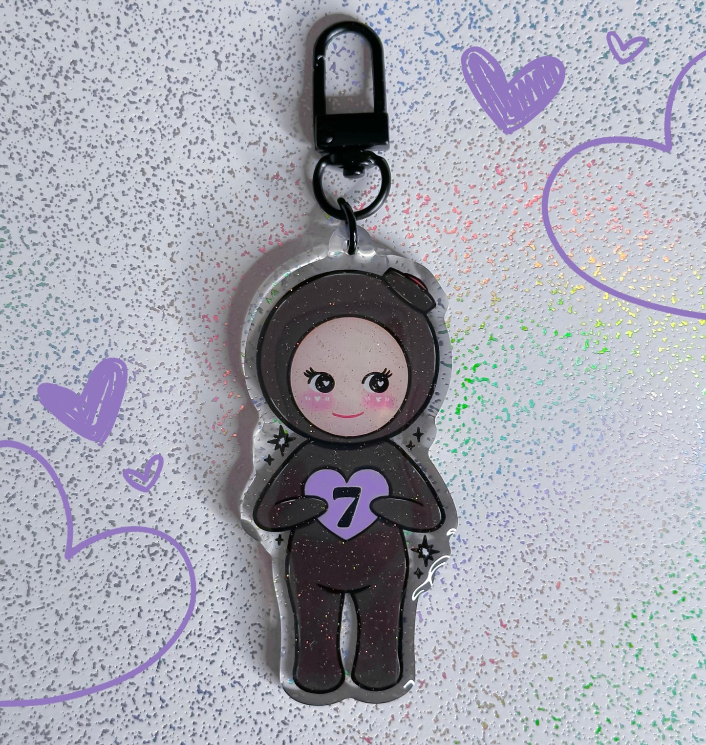 Angel babies fandom acrylic keychains