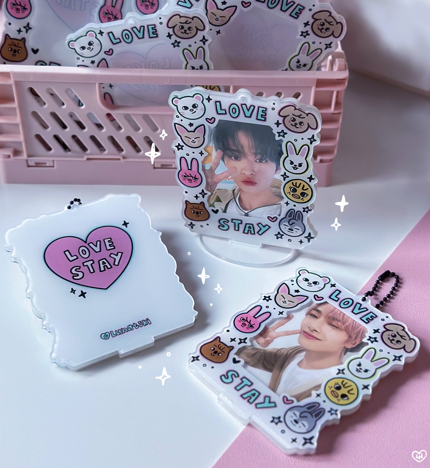 SKZOO Doodle Photocard Holder Stand