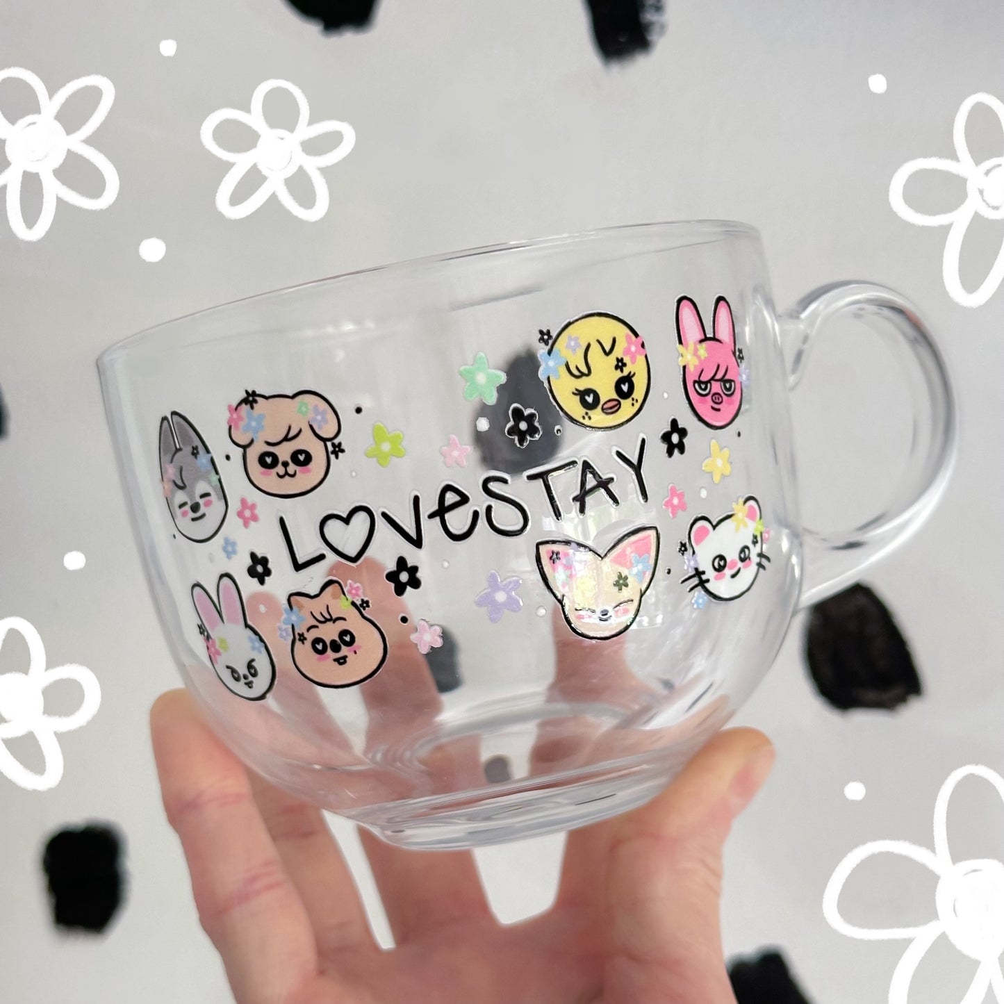 Baby SKZOO glass cup