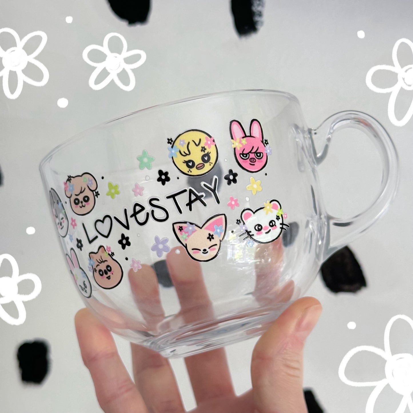 Baby SKZOO glass cup