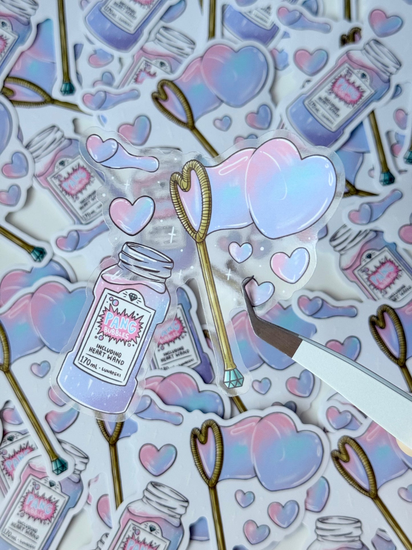 PANG! SVT bubbles clear sticker