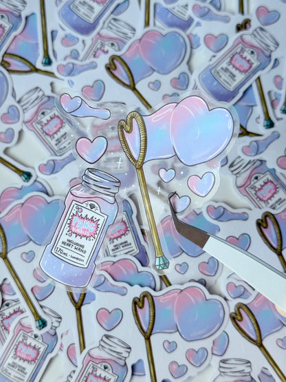 PANG! SVT bubbles clear sticker