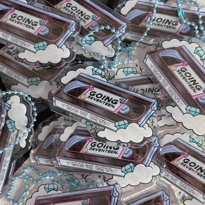 Going Seventeen Tape Clouds Keychain