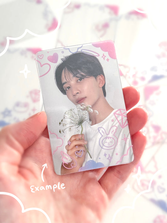 Miniteen PVC photocard frames