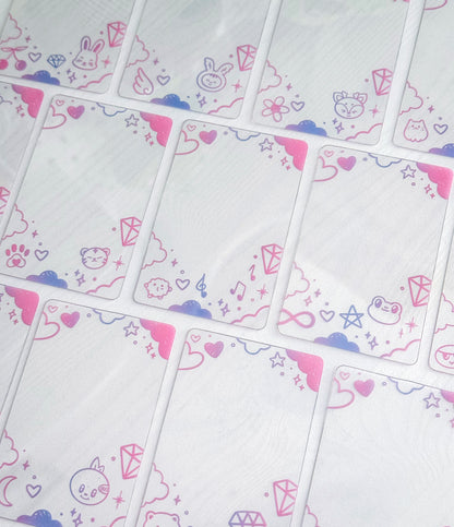 Miniteen PVC photocard frames
