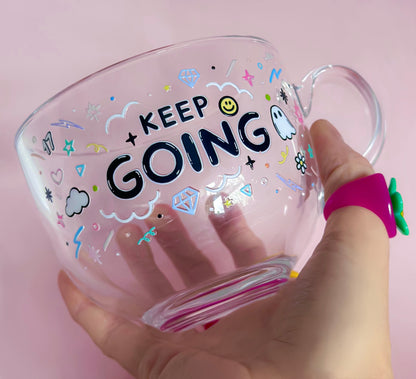 Going Seventeen Glass Cup