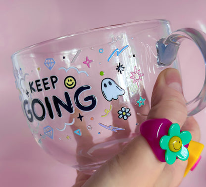 Going Seventeen Glass Cup