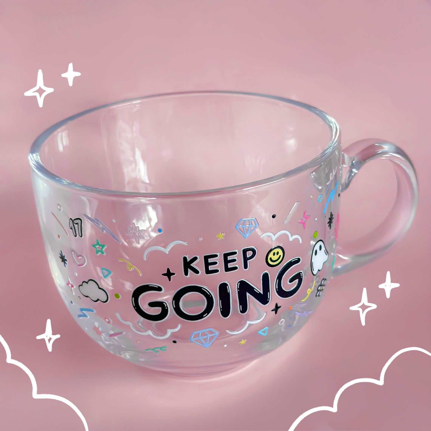 Going Seventeen Glass Cup