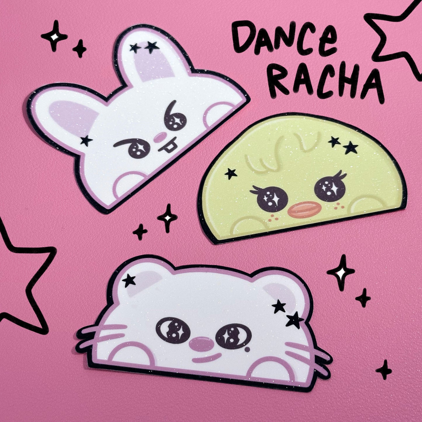 SKZ SKZOO Glitter Peeker Stickers
