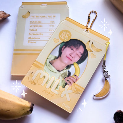 MILK! 🍌 Photocard Holder Keychain