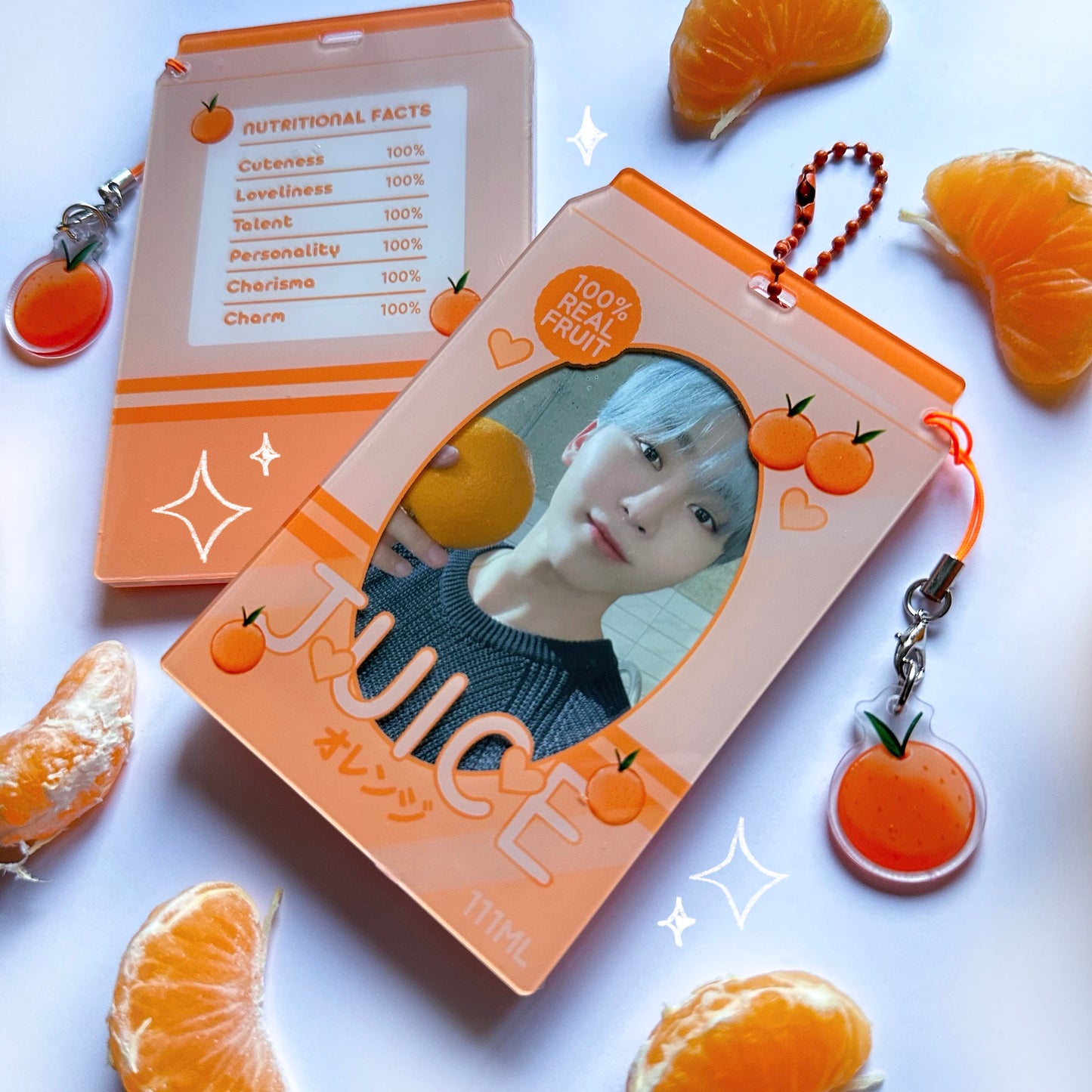 JUICE! Photocard Holder Keychain