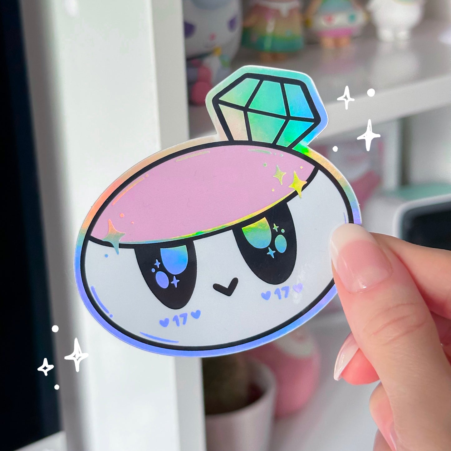 SVT Bongbongee holographic sticker