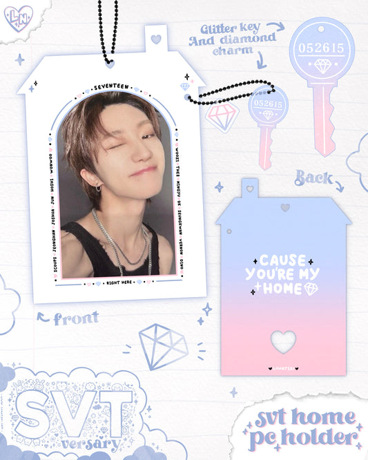 SVTversary - House Photocard Holder With Key Charm