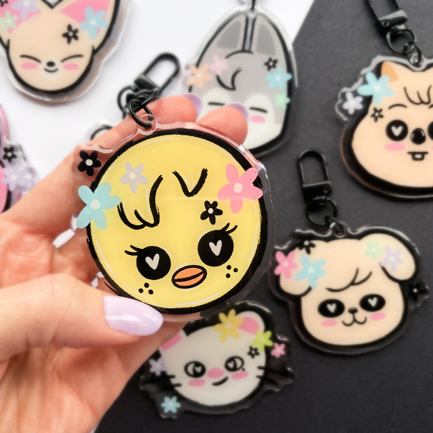 SKZOO Flower Babies Keychains