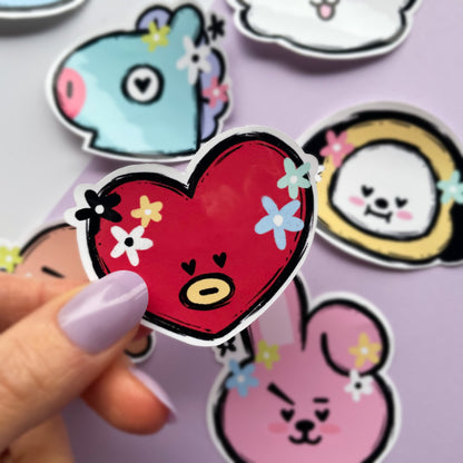 BT21 Flower Babies Single Stickers