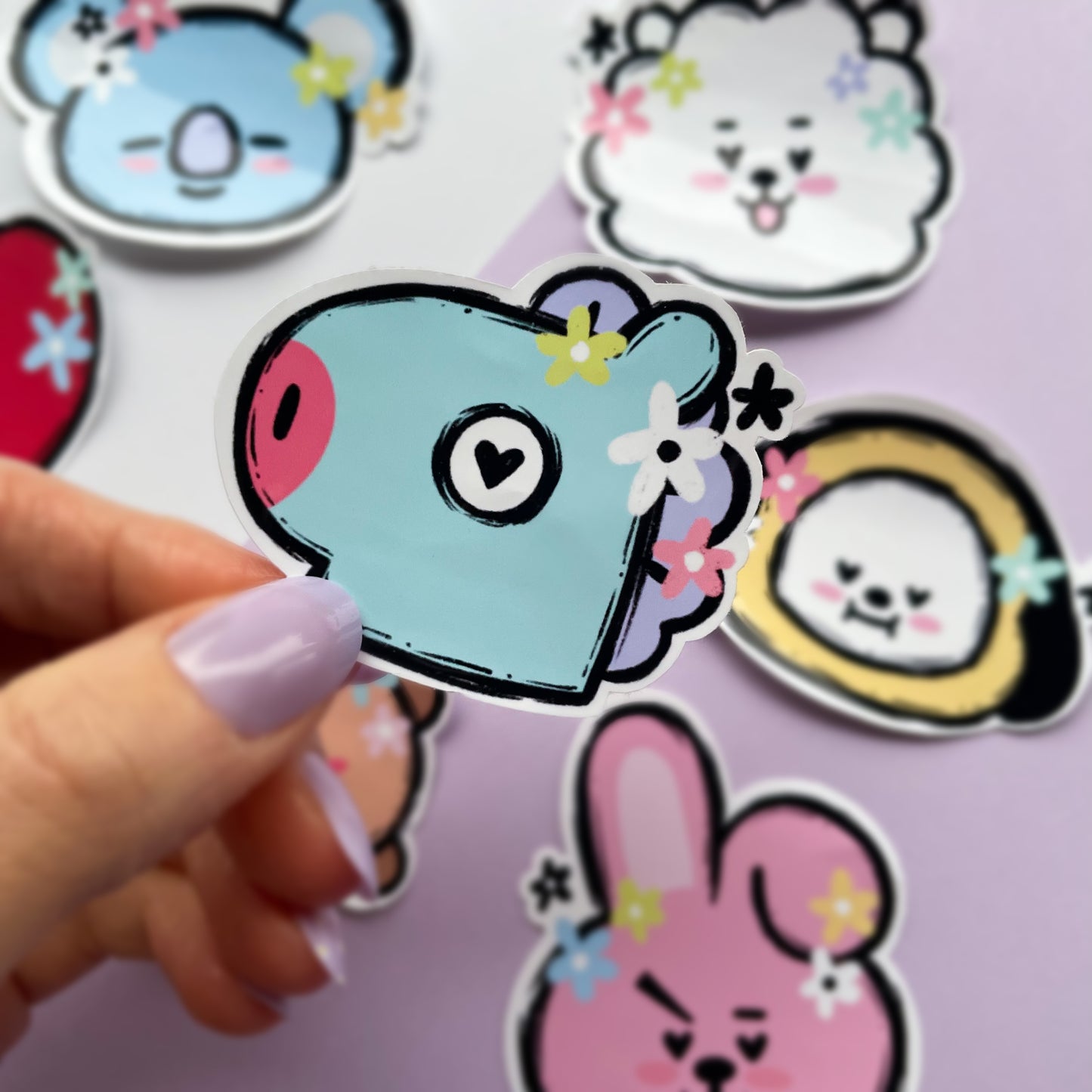 BT21 Flower Babies Single Stickers