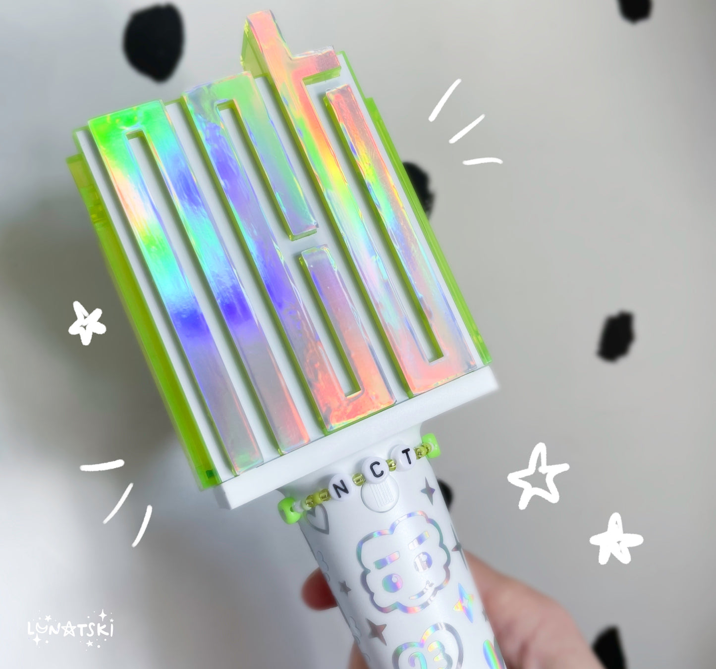 NCT Logo Lightstick Decal