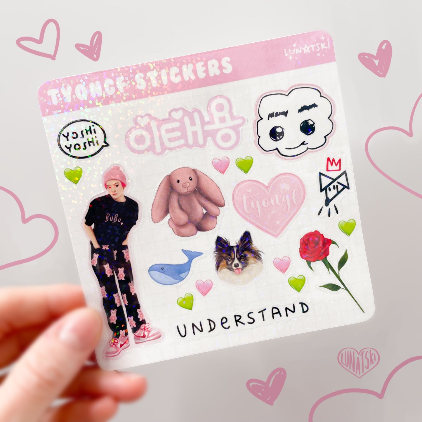 NCT Taeyong Tyongf Sticker Sheet